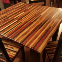 Butcher Block Table 12