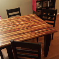 Butcher Block Table 14