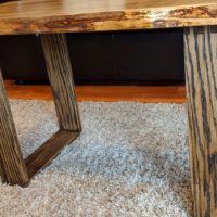 Maple Live Edge Coffee Table 2