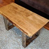 Maple Live Edge Coffee Table 3