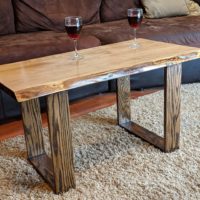 Maple Live Edge Coffee Table 4